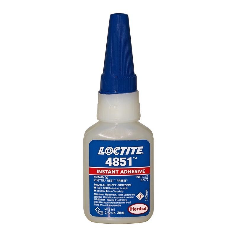 乐泰LOCTITE 4851 工业级 · 柔性增韧瞬干胶 武汉宜昌襄樊十堰经销商现货