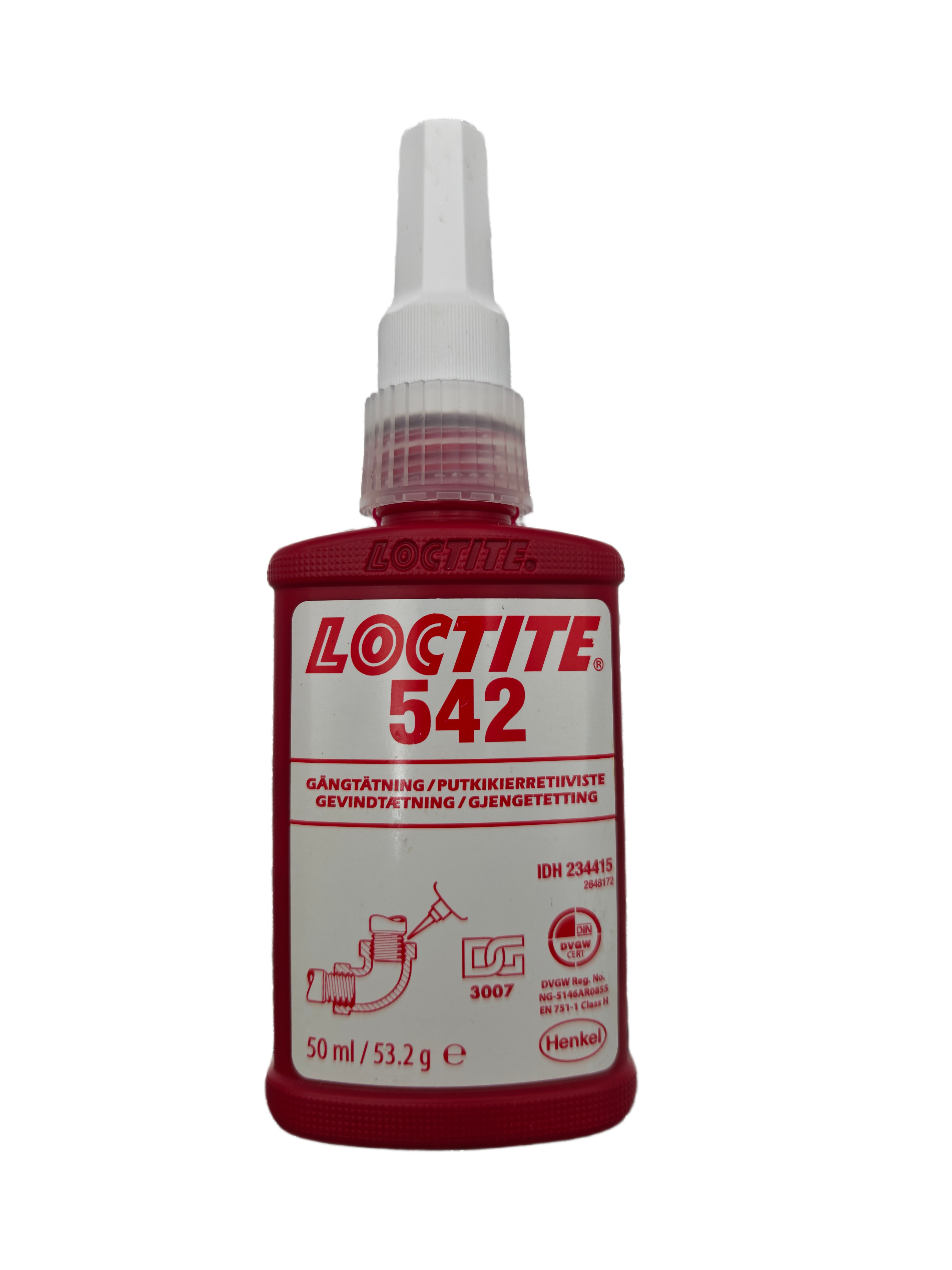 乐泰LOCTITE 542 金属管螺纹密封胶 武汉宜昌襄樊十堰经销商现货